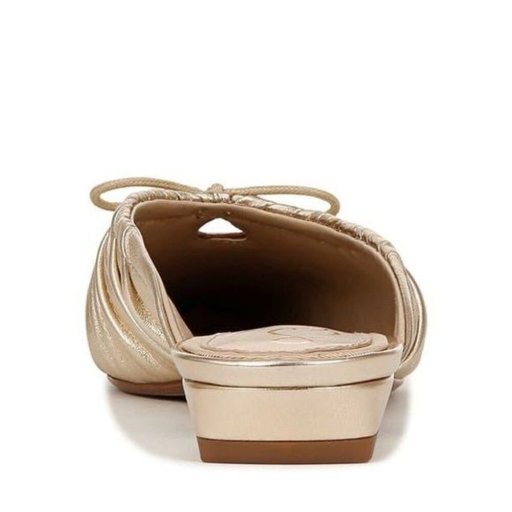 Sam Edelman Gold Mules - Picture 6 of 14